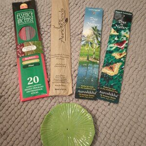 Lot of 4 packs incense and holder